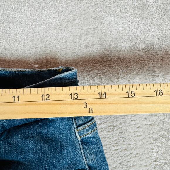 Good American Jean Women 6/28 Medium Wash Blue Denim Good Legs Skinny Distressed - Picture 15 of 15